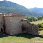 Chateau d'Arques - Tout-Logis ouest, vue du donjon