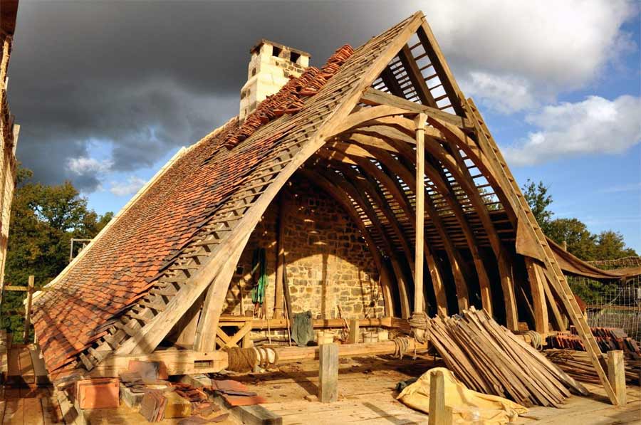 Chantier du château de Guedelon